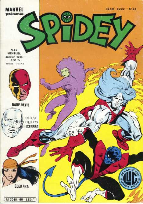 Scan de la Couverture Spidey n 60